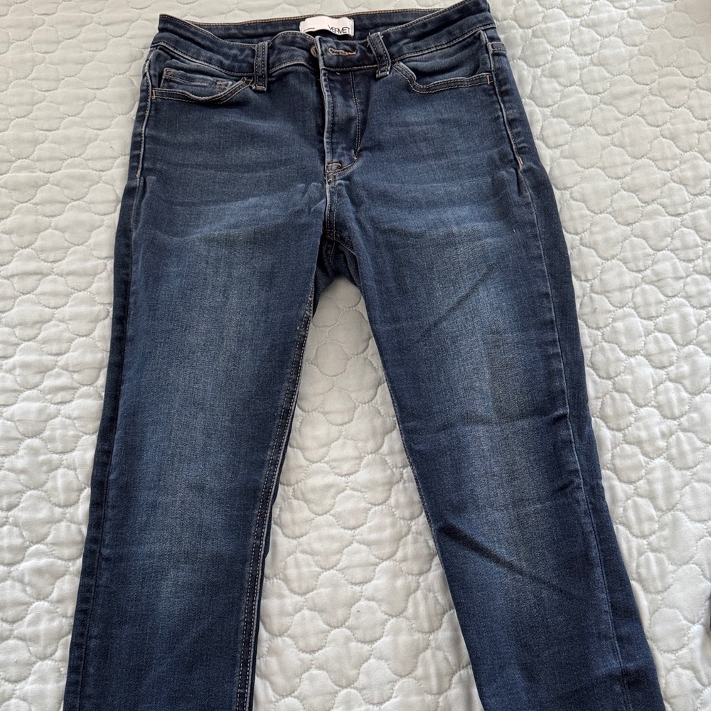 VERVET BY FLYING MONKEY Dark Blue Skinny Jeans